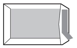 Sobre-Bolsa Dorso Carton Sam 260X360 Blanco 90G (Silicona) Caja De 125