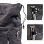 EWENT Trendy Roll EW2536 Mochila para Portátil 17,3 Pulgadas Negra