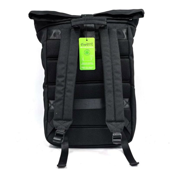 EWENT Trendy Roll EW2536 Mochila para Portátil 17,3 Pulgadas Negra