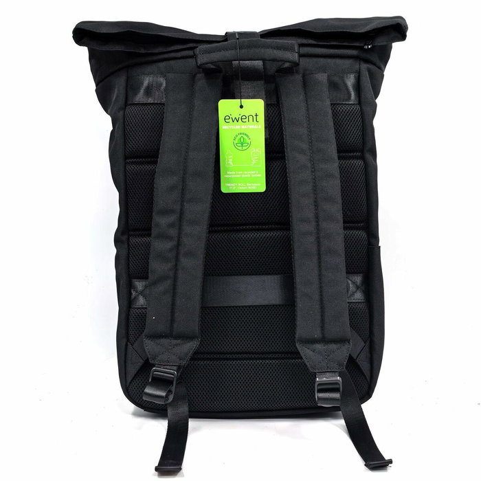 EWENT Trendy Roll EW2536 Mochila para Portátil 17,3 Pulgadas Negra