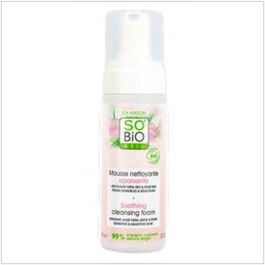 SO´BIO ETIC Espuma Limpiadora Calmante Aloe 150ml Bio para Piel Sensible