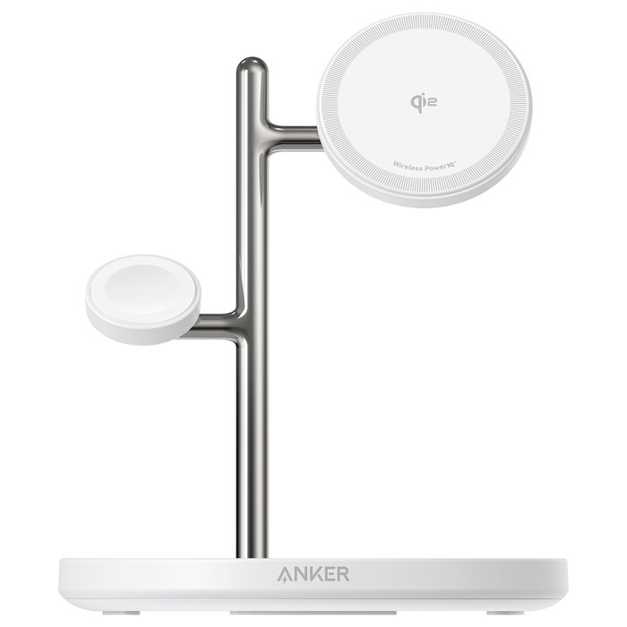 Anker MagGo Estación de Carga Inalámbrica 3 en 1 Plegable Blanco
