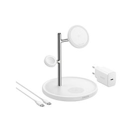 Anker Estación de Carga Inalámbrica MagGo 3 en 1 Plegable Blanca