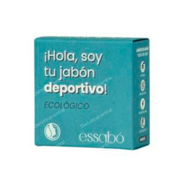 Essabo Jabón Deportivo 120Gr Eco - Limpia, Refresca y Ayuda a la Recuperación Muscular con Efecto Frío y Sales de Magnesio