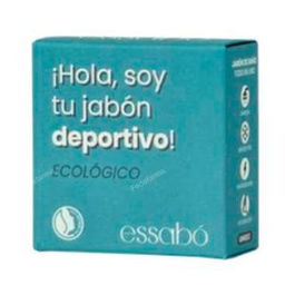 Essabo Jabón Deportivo 120Gr Eco - Limpia, Refresca y Ayuda a la Recuperación Muscular con Efecto Frío y Sales de Magnesio
