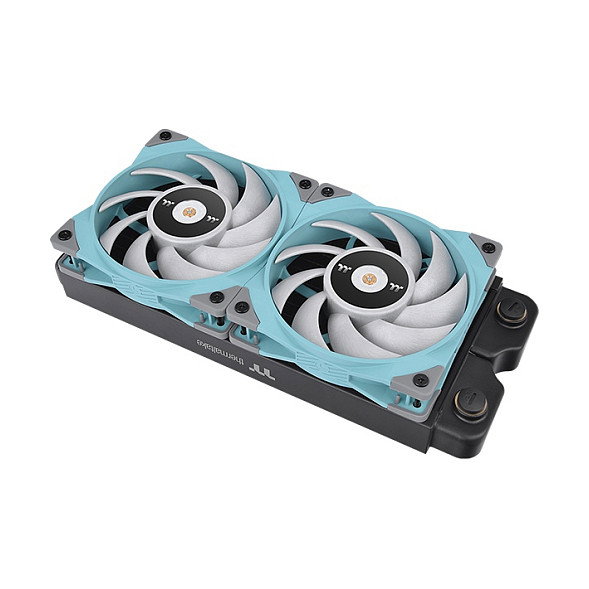 Thermaltake TOUGHFAN 12 Ventilador de Radiador 120mm Turquesa 2000 RPM 58.35 CFM