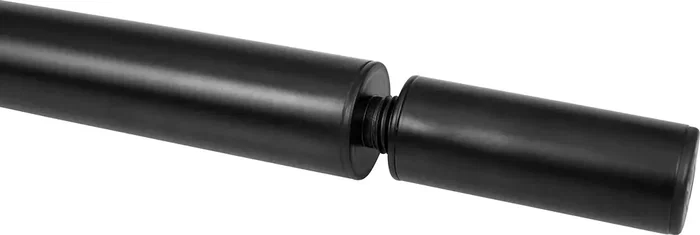 FRAMEWORKS Polo Estándar para Subwoofer - Tubo de Conexión Negro de Acero 1000mm con Adaptador de 20 mm