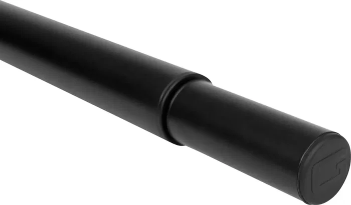 FRAMEWORKS Polo Estándar para Subwoofer - Tubo de Conexión Negro de Acero 1000mm con Adaptador de 20 mm