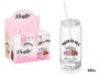 VIVALTO Vaso Tapa Pajita Cristal Milkshake 600ml
