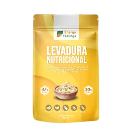 ENERGY FEELINGS Levadura Nutricional en Copos (Escamas) 250 g - Fuente de Proteínas, Vitaminas B, Sin Gluten, Vegano - Sg