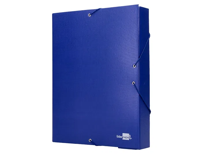 Liderpapel Carpeta Proyectos Folio Lomo 70mm Cartón Forrado Azul 250 x 350 mm