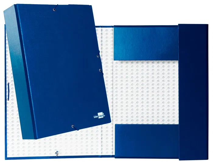 Liderpapel Carpeta Proyectos Folio Lomo 70mm Cartón Forrado Azul 250 x 350 mm