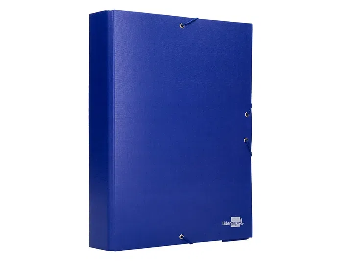 Liderpapel Carpeta Proyectos Folio Lomo 70mm Cartón Forrado Azul 250 x 350 mm