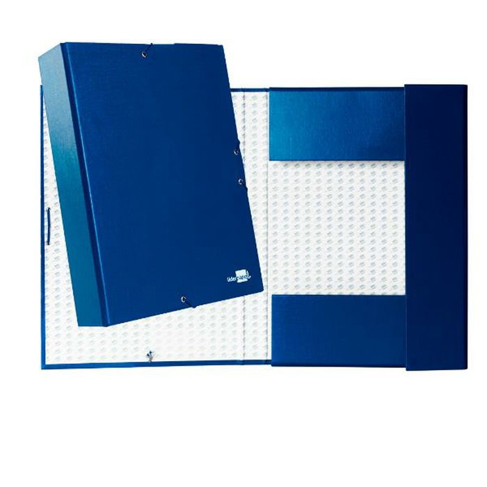 Liderpapel Carpeta para proyectos folio lomo 70mm azul