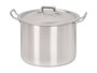 KINVARA Olla de Aluminio 18 cm, 3 L, Plata