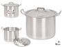 KINVARA Olla de Aluminio 18 cm, 3 L, Plata