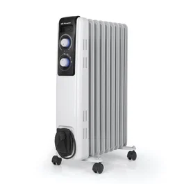 Orbegozo RF 2000 Radiador de Aceite Eléctrico 2000W, 9 Elementos, 3 Potencias 3 Potencias 800-1200-2000W, Termostato Blanco