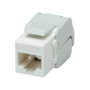 ROLINE Cat.6 Keystone Jack RJ-45 sin blindaje, toolless, blanco