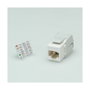 ROLINE Cat.6 Keystone Jack RJ-45 sin blindaje, toolless, blanco