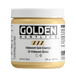 Golden Heavy Body Colores Acrílicos Iridiscente Oro (Grueso) 237 ml