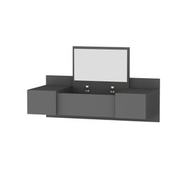 Hanah Home Mesa de Maquillaje Anthracite