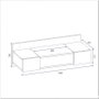 Hanah Home Mesa de Maquillaje Anthracite