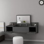 Hanah Home Mesa de Maquillaje Anthracite