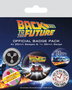 Regreso al Futuro Pack 5 Chapas DeLorean