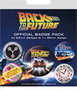 Regreso al Futuro Pack 5 Chapas DeLorean