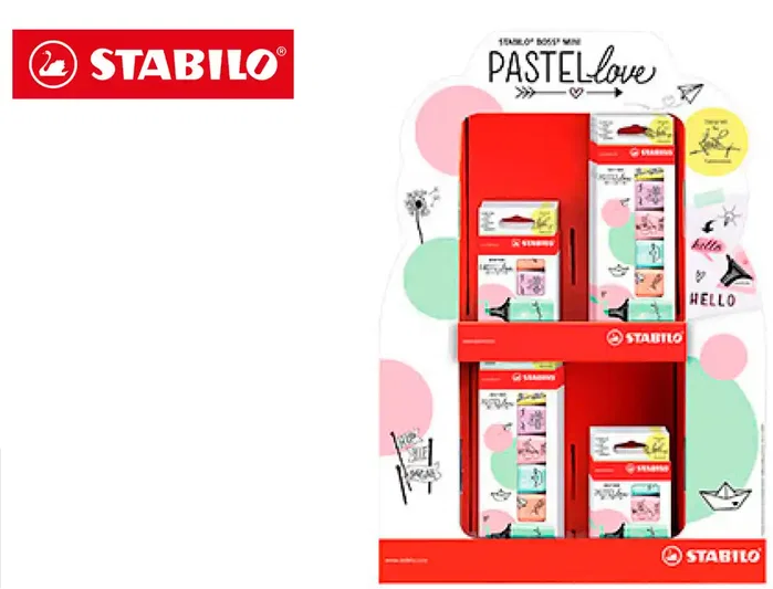 STABILO Stabilo Boss Mini Pastellove® Colores Surtidos Expositor de 72 unidades STABILO Stabilo Boss Mini Pastellove® Colores Surtidos Expositor de 72 unidades