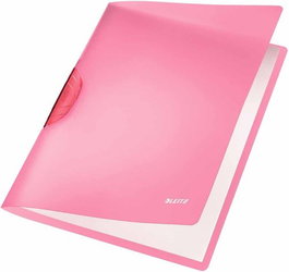 Dosier Clip Leitz Pp Colorclip Rainbow A4 Pinza Plastico Pivot.30H Rojo (Set de 6)