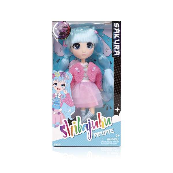 Toy Partner Muñeca colección Shibajiku Anime Sakura 34x9,5x18,5 cm Edad mínima 36 meses Toy Partner Muñeca colección Shibajiku Anime Sakura 34x9,5x18,5 cm Edad mínima 36 meses
