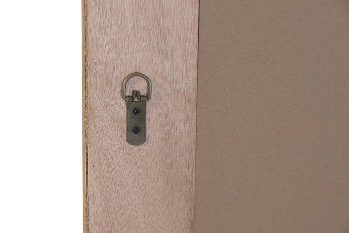DKD Home Decor Espejo de Ratán y Cristal Natural 58x3,5x100 cm