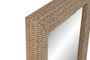 DKD Home Decor Espejo de Ratán y Cristal Natural 58x3,5x100 cm