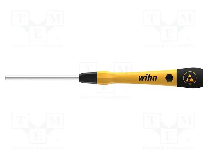 WIHA Destornillador de precisión PicoFinish® ESD HEX 3mm WIHA Destornillador de precisión PicoFinish® ESD HEX 3mm