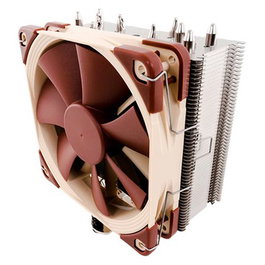 NOCTUA NH-L12S Refrigerador de CPU, Ventilador 120mm, Compatible Intel y AMD Sockets (LGA115x, AM4, FMx), 94.2 m³/h, PWM, Bajo Ruido, Beige
