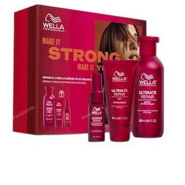Wella Professionals Ultimate Repair Champú, Mascarilla y Aceite Capilar Set Reparación Cabello Dañado 3 pz