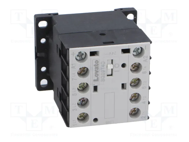 LOVATO ELECTRIC Contactor BG 4-polar 9A 24VDC LOVATO ELECTRIC Contactor BG 4-polar 9A 24VDC