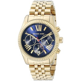 Michael Kors MK6206 Reloj de Mujer Dorado con Esfera Azul