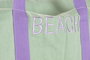 DKD Home Decor Bolsa Mediterraneo Azul Verde Blanco Roto Canvas 60 x 38 x 38 cm (3 Unidades)