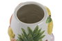 DKD Home Decor Jarrón de Gres Tuttifrutti Multicolor 15x14x23 cm