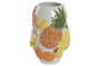 DKD Home Decor Jarrón de Gres Tuttifrutti Multicolor 15x14x23 cm
