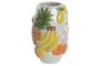 DKD Home Decor Jarrón de Gres Tuttifrutti Multicolor 15x14x23 cm