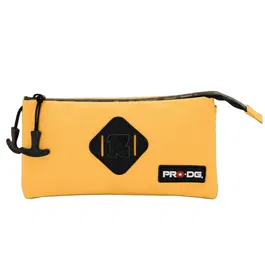 Pro-Dg Estuche Portatodo Triple Smart Yellow PRO-DG, Rectangular, Repelente a Líquidos, 3 Compartimentos, Amarillo