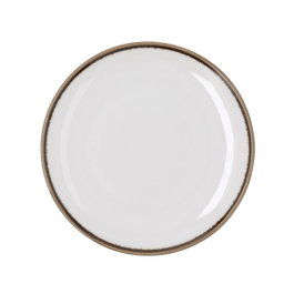 Bidasoa Plato Llano Orion Hydrozero 25 cm (6 Unidades) Blanco