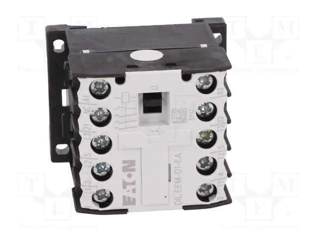 EATON ELECTRIC Contactor DILEEM 3-polar 230VAC 6,6A