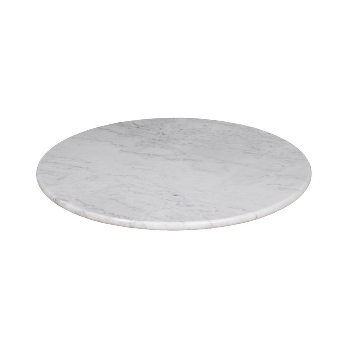 Tablero Mesa Redondo Blanco Mármol Salón 60 X 60 X 1,80 cm