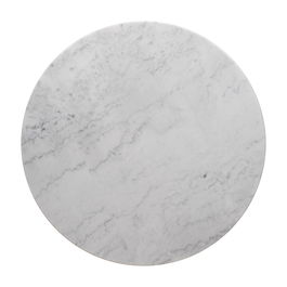 Tablero Mesa Redondo Blanco Mármol Salón 60 X 60 X 1,80 cm