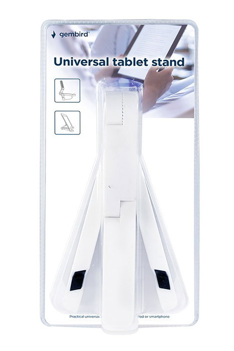 GEMBIRD Soporte Universal para Tablets - Blanco, Compatible con Diferentes Modelos