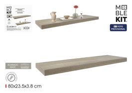 Moblekit -42- Estante Flotante de Roble, 80 x 23.5 x 3.8 cm